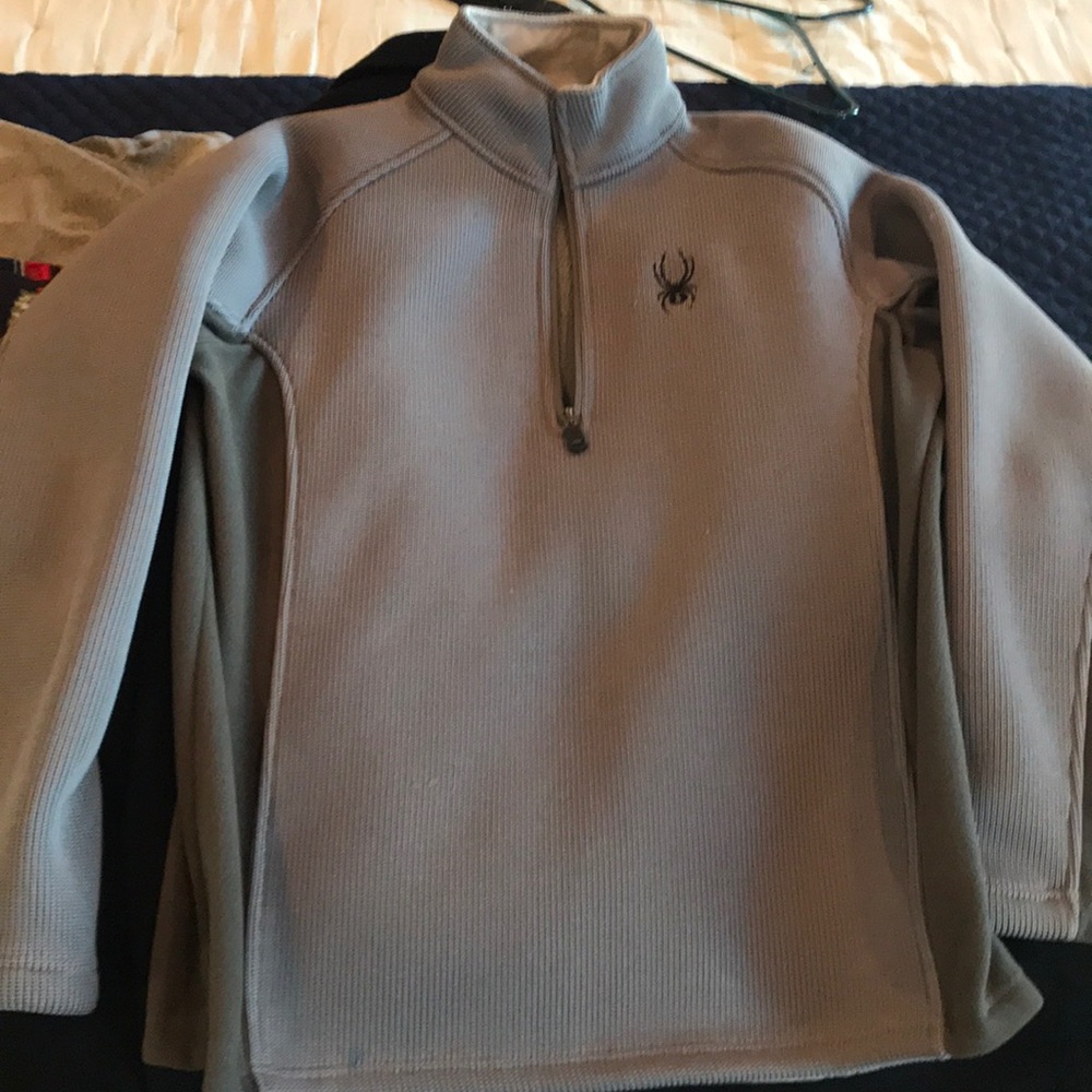 Spyder half-zip fleece coat
